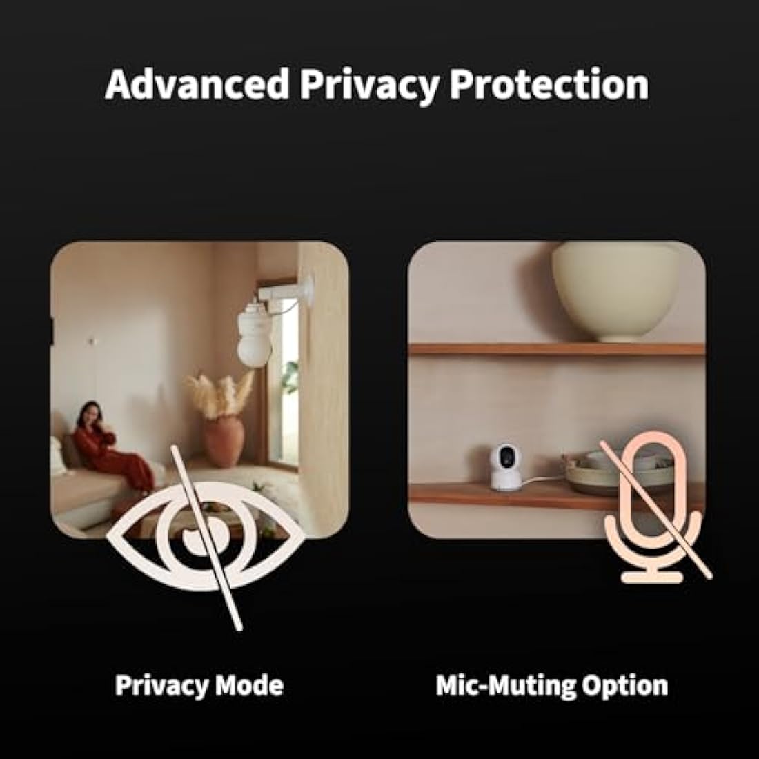 Aqara 2K Indoor Security Camera E1, Pan & Tilt, HomeKit Secure Video Indoor Camera, Two-Way Audio, Night Vision, Person Tracking, Wi-Fi 6, Plug-in Cam Supports HomeKit, Alexa, Google Home and IFTTT