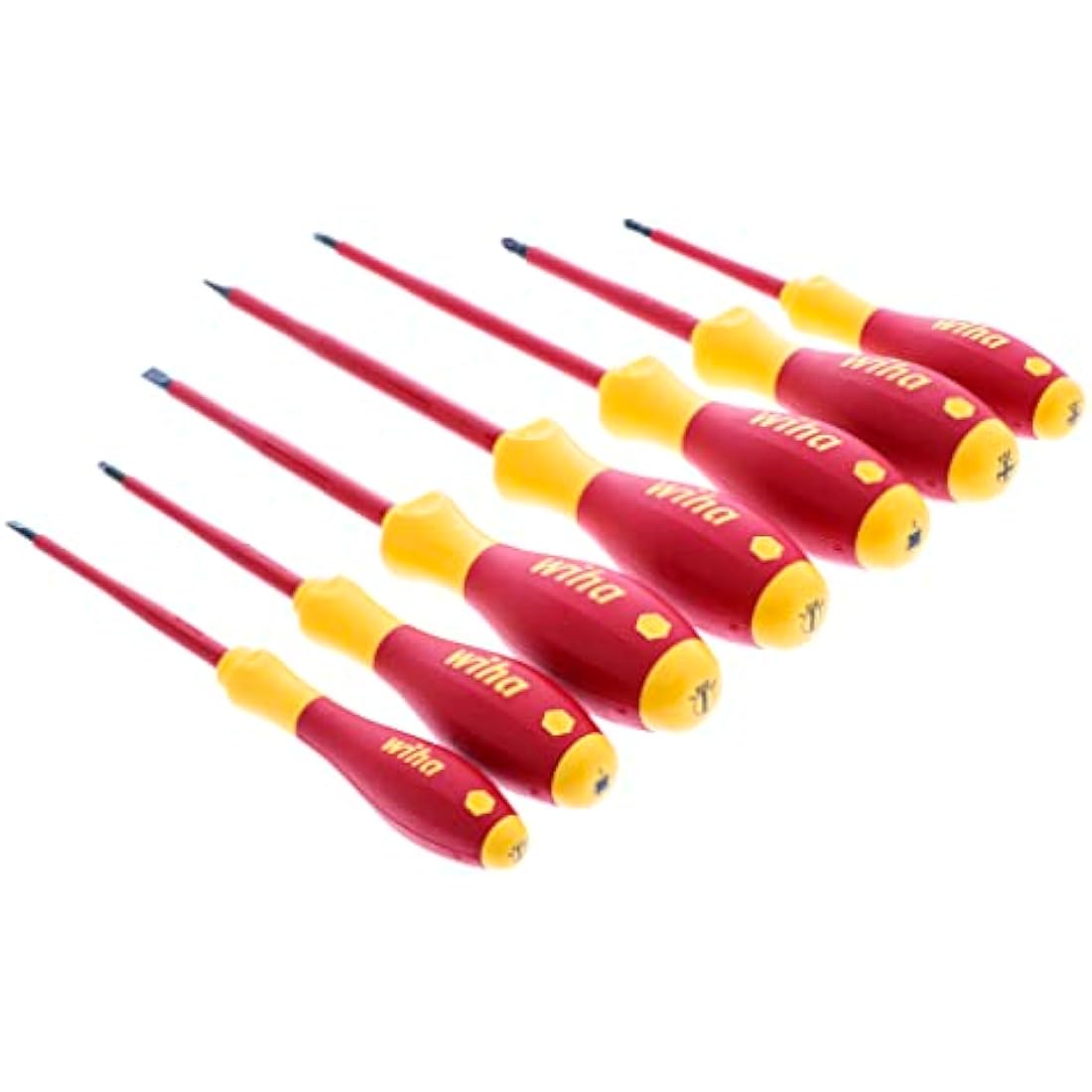 Wiha 32097 | 7 Piece Insulated SoftFinish Screwdriver Set