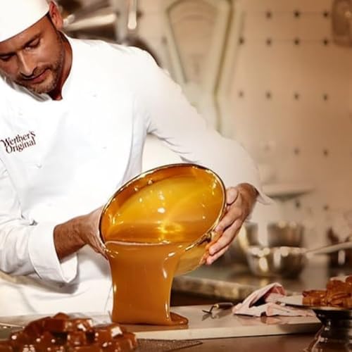 Werther's Original Cream Candies, Classic Buttery Caramel Treats, Gluten-Free & Vegetarian, 1 kg Sharing Bag (Pack of 1)