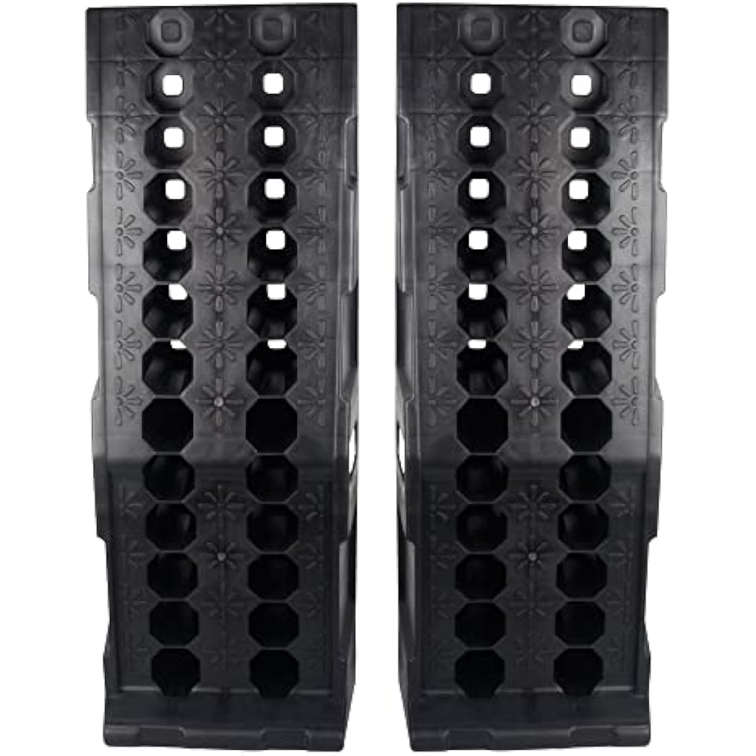DAYUAN 2 pcs 7 ton Plastic Car Ramps Heavy Duty Garage Ramps for Lifting Automotive Vehicles Workshop Car Service and Repair