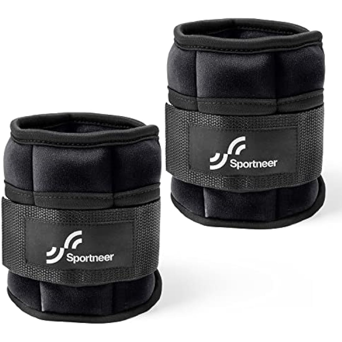 Sportneer Ankle Weights Adjustable Ankle Weights Set Wrist Strap 0.45kg - 2.25kg Each Ankle, 0.9kg - 4.5kg a Pair