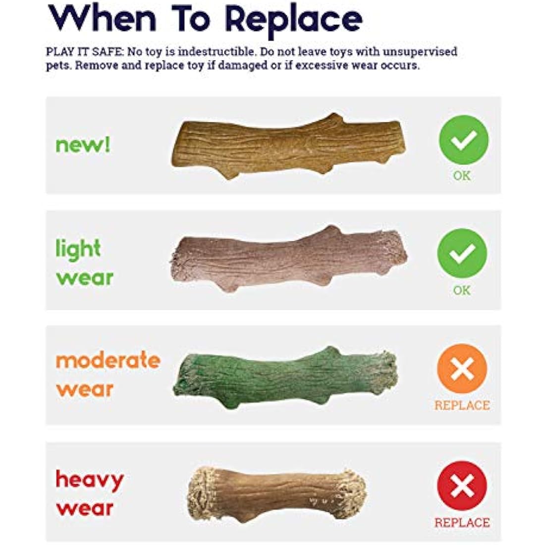 Petstages Dogwood Wood Alternative Dog Chew Toy, Medium