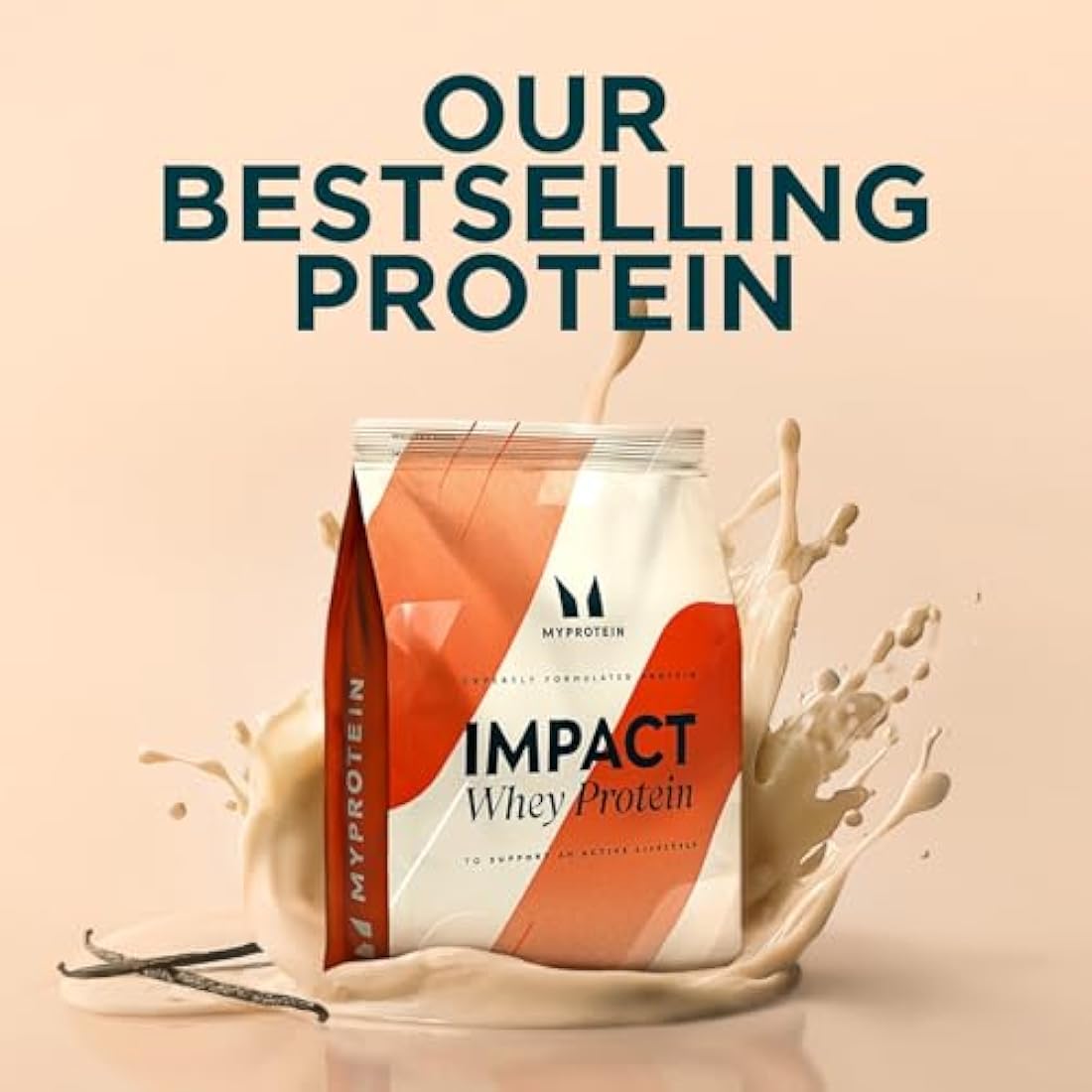 MyProtein Impact Whey Protein Powder – Vanilla Flavour– 1kg, 22g of Protein per Serving, Supports Muscle Building, Recovery & Lean Muscle Maintenance - 33 Servings
