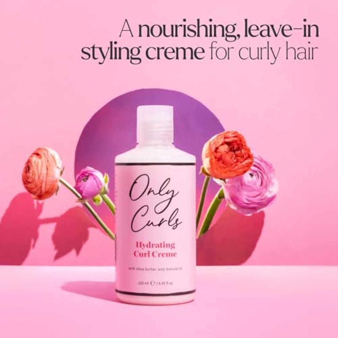 Only Curls Styling Bundle, 250ml x2, Curly Hair Products, Curl Cream & Enhancing Curl Gel, Curl Defining Set, Frizz-Free, Sulphate-Free, For All Curly Hair Types