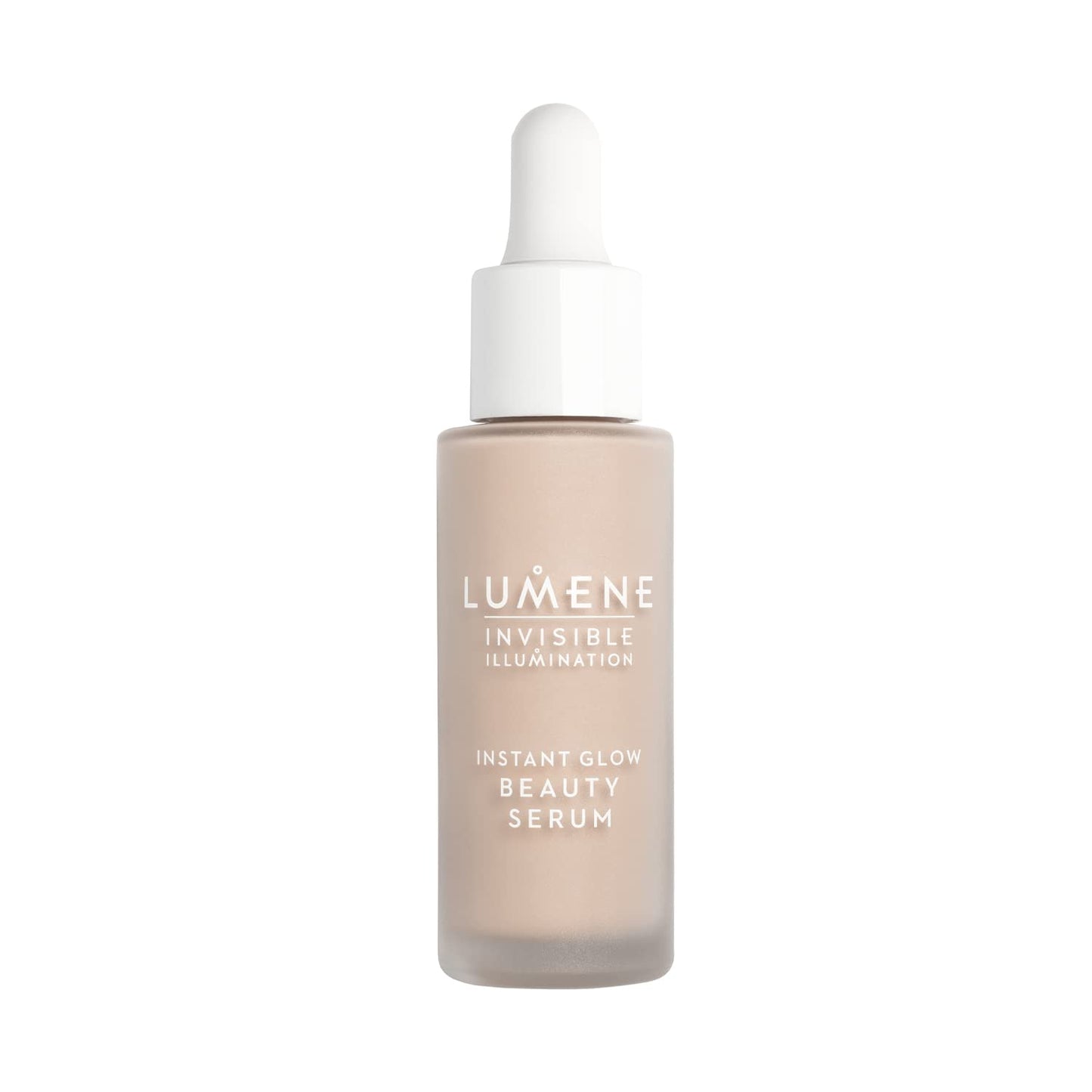 LUMENE Invisible Illumination Instant Glow Beauty Serum | Light Shade | Face Makeup & Brightening Serum | Lightweight, Buildable Coverage | Vegan | 30