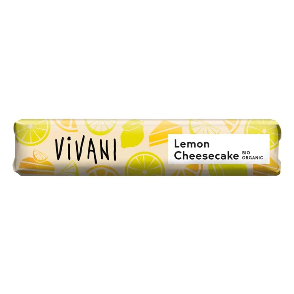 Vivani Chocolate Bar, Lemon Cheesecake, 40 g (12)