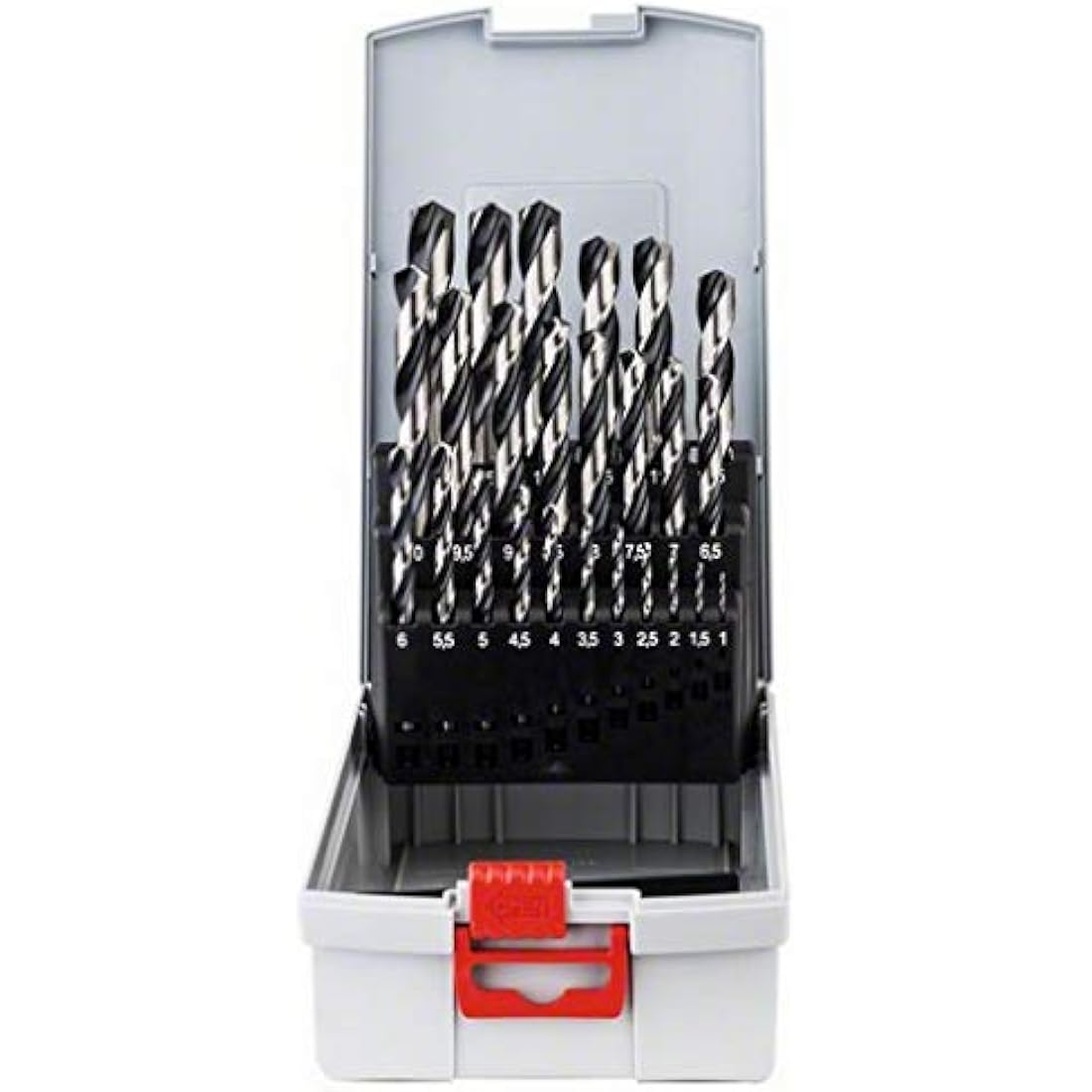 Bosch Professional 25-Piece PointTeQ HSS Twist Drill Bit Set (for Metal, ProBox, Drill Driver Accessories)