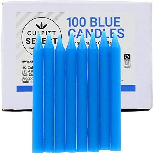 Culpitt Select Birthday Candles, Pack of 100, 60mm Celebration Cake Candles for Party, Birthday, Treats
