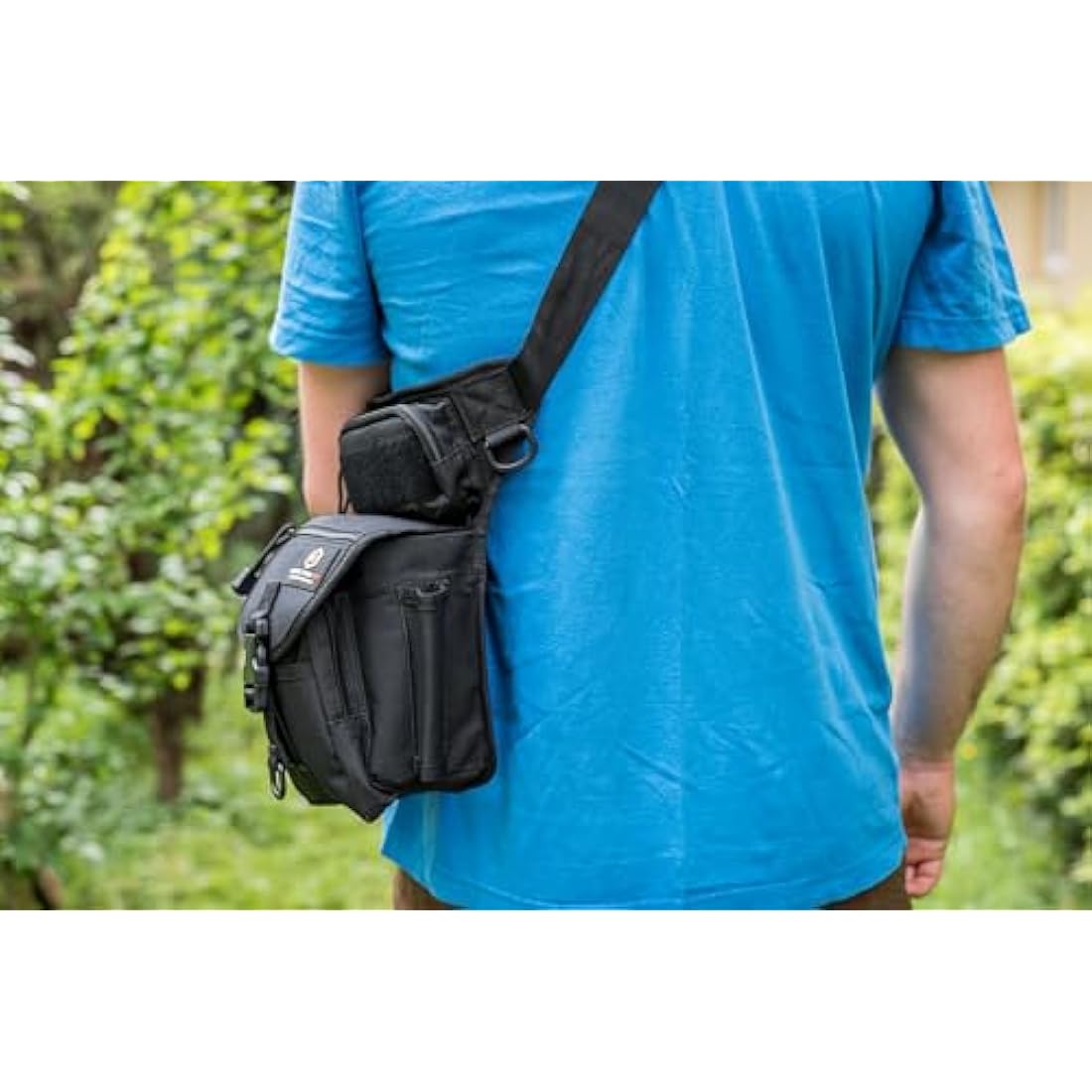 ProtectorTech HD Drop Pouch for Metal Detector Finds Bag with pinpointer holster - Metal Detecting Accessories
