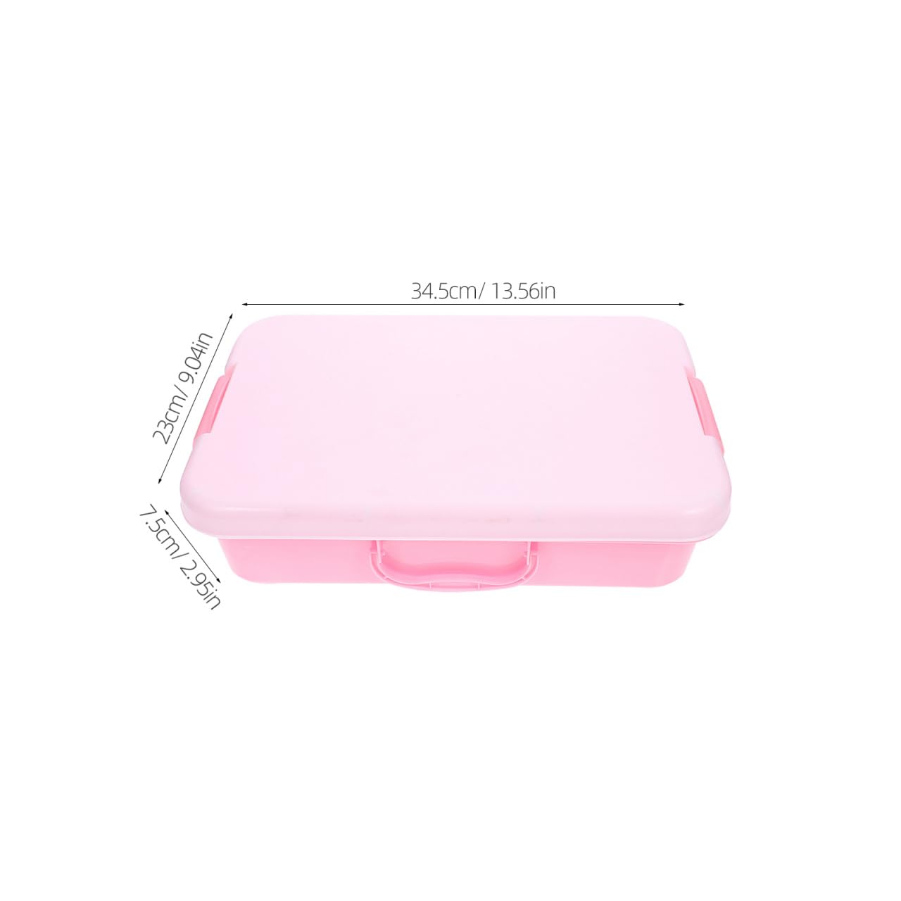 Vaguelly Portable Sandbox with Lid 13.58 Inch Handheld Sand Tray Kids Toy Storage Box for Indoor and Outdoor Use Ideal for Beach Park Trips