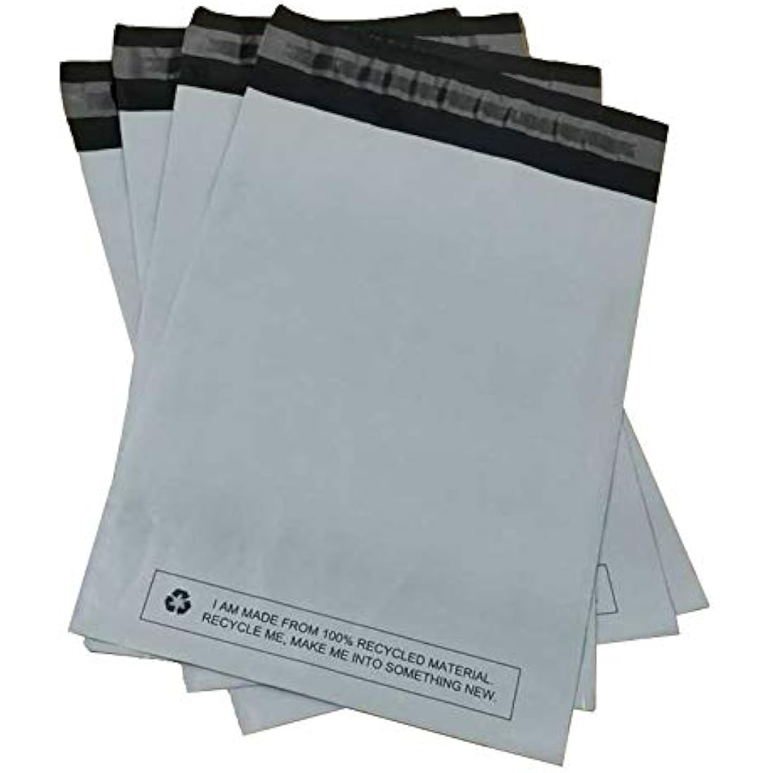 Large 100x Grey Mailing Bags 17” x 22” Polythene Self Seal Big Plastic Envelopes 100% Recyclable - Parcel Postal Postage Packaging Bags Strong Packaging Bags