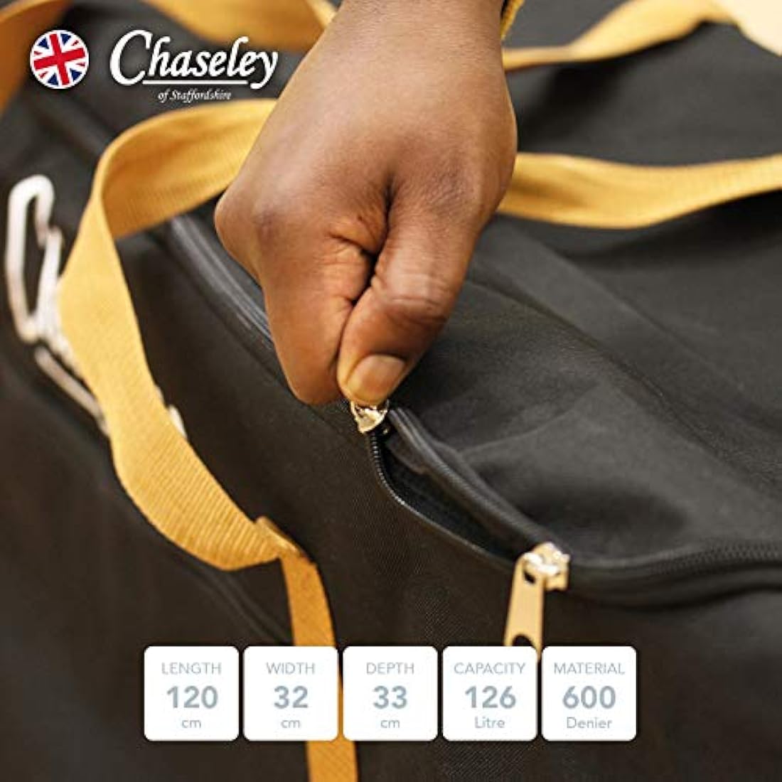 Chaseley Large Awning Pole Gazebo Bag Tent Caravan Motorhome Camping Strong Double Stitched Tough Material Three Way Zip UV Water Resistant