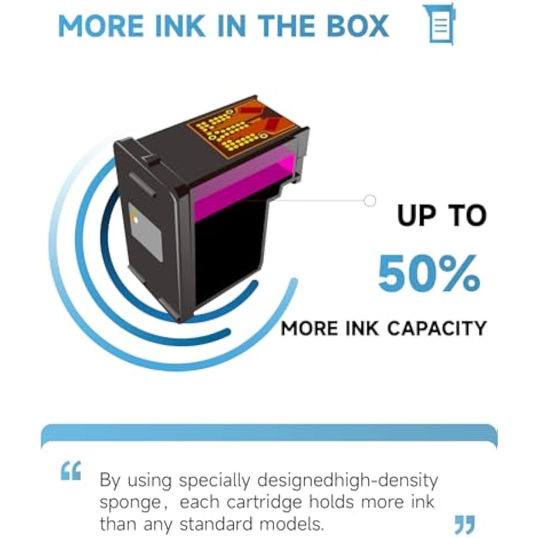 INKYEAH 303XL Ink Cartridges Black- 2X 750 Pages, Replacement for HP 303 Black Ink Cartridges Original, Printer Ink 303 XL for Envy Photo 7134 7830 6232 6230 7130 6220 6234 7100 TANGO X