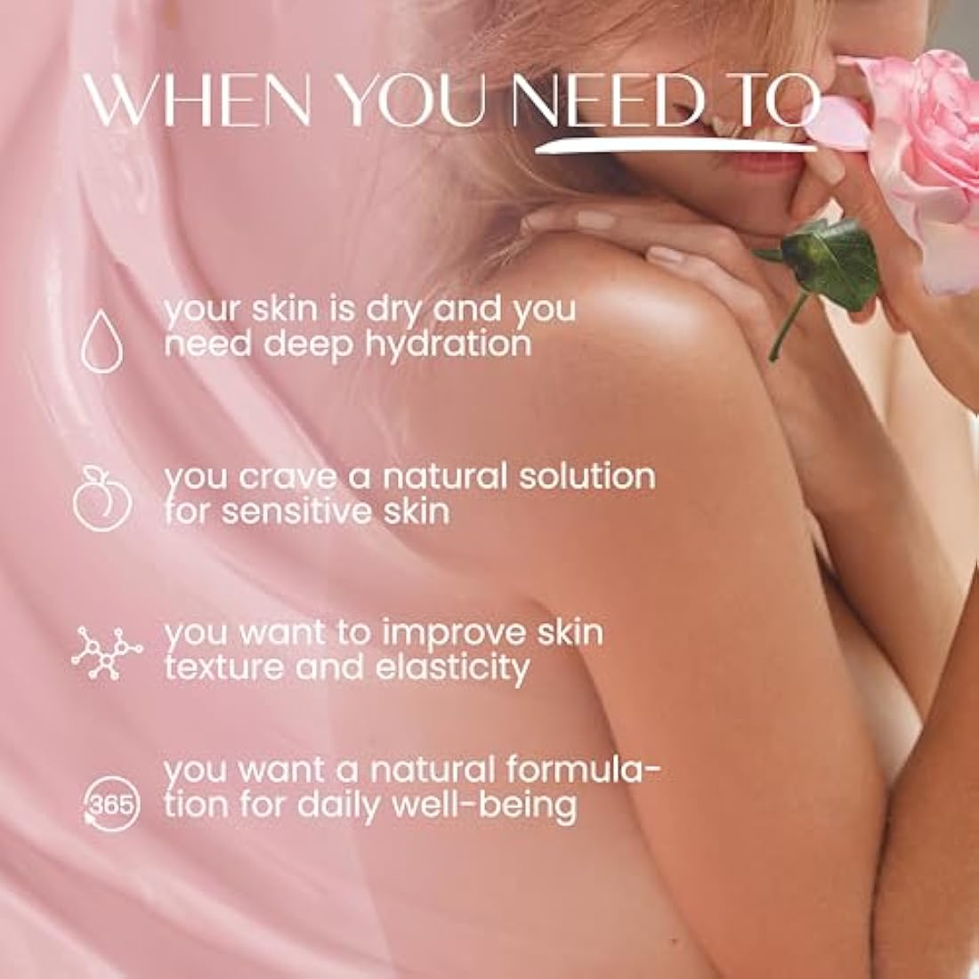 Senso Naturale Solid Body Oil Hyaluronic Acid Moisturising Cream, Improves Elasticity and Stimulates Skin Collagen with Vitamin E, 100% Natural and Vegan