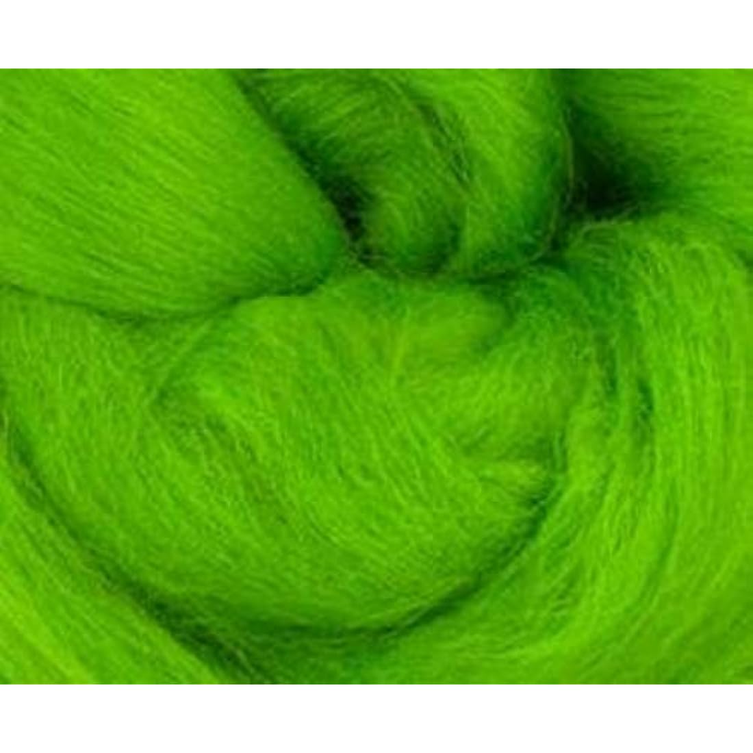 Merino Wool Tops - WOODLAND GREEN - Pack of 9 for needlefelting, wet felting, spinning