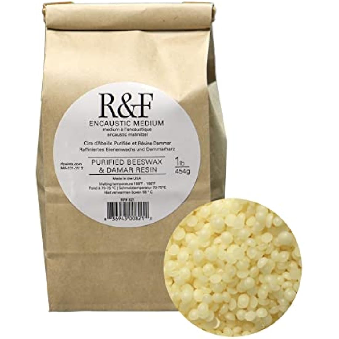 R & F Encaustic Bagged Medium 1lb
