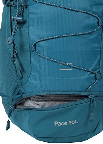 Mountain Warehouse Pace 30L Rucksack - Hydration Compatible Backpack, Airflow Back System Rucksack, Packaway Rain Cover - For Travelling, Camping, Hiking