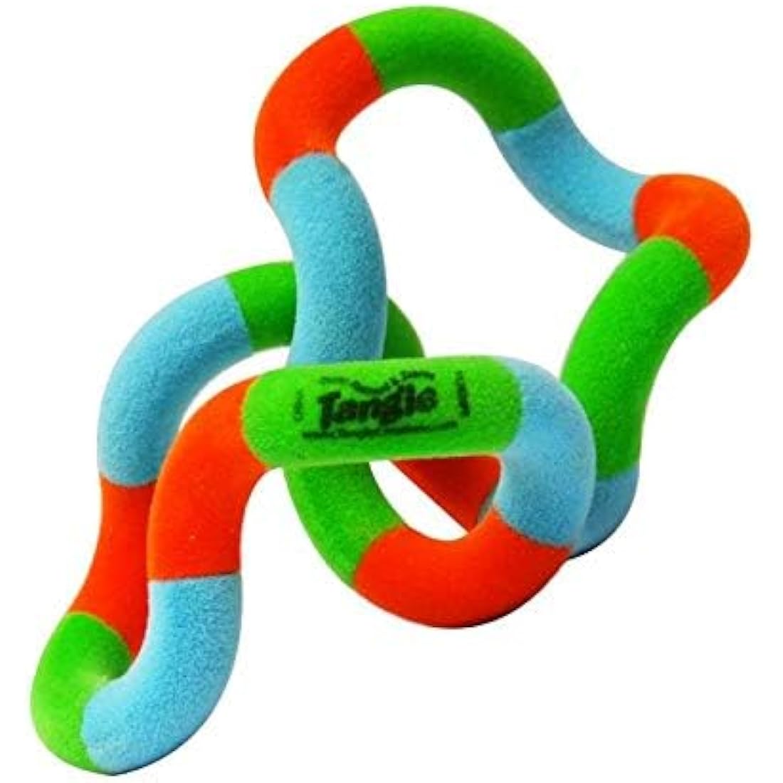 Tangle Jr. Fuzzies Series | Orange Green Blue | FIDGET TO FOCUS | Fidget Toy For Kids | 3+ | Twisting Sensory Toy | Great for Fine Motor Skills | In Official Box