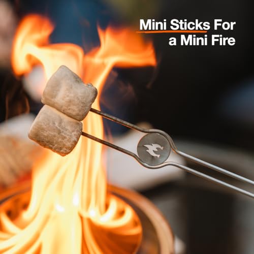 Solo Stove Mesa Accessory Pack XL | Incl. 4 Stainless Steel Mini Sticks + Stick rests, Pellet Scoop, Mesa XL Lid, Carry Case, Accessories for Outdoor