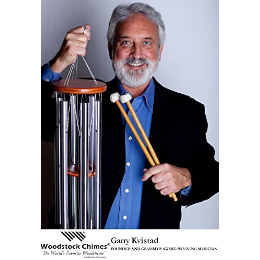 Woodstock Chimes ADSR Spanish Romance Chime - Silver