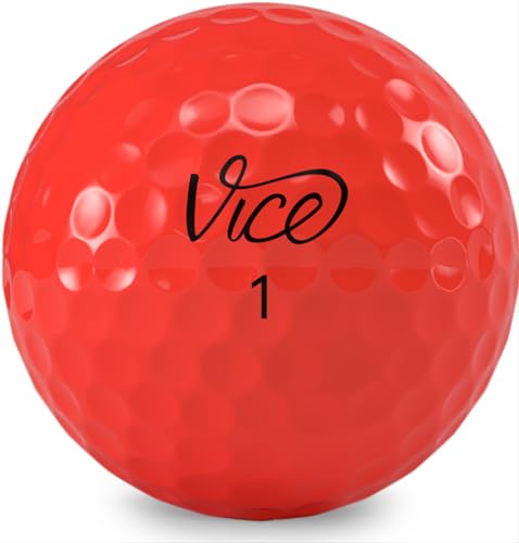 Vice Golf Pro Soft Red Golf Balls