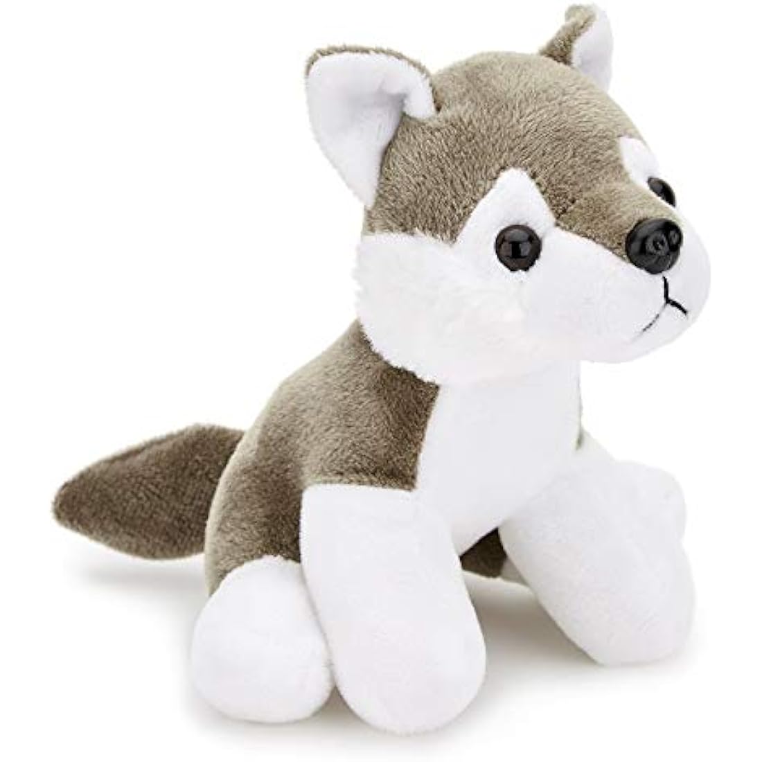 Zappi Co Children's Soft Cuddly Plush Toy Animal - Perfect Perfect Soft Snuggly Playtime Companions for Children (12-15cm /5-6") (Wolf)
