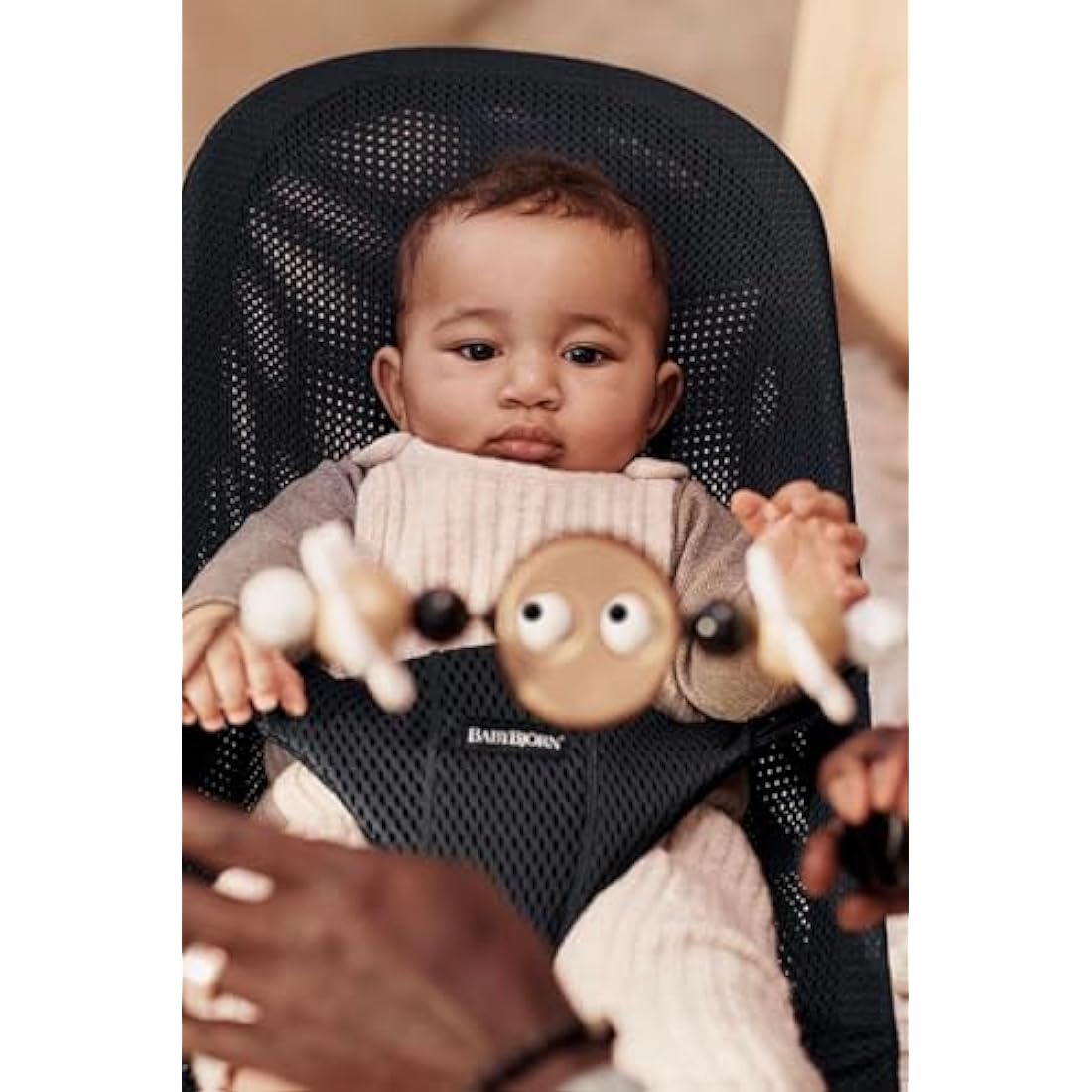 BabyBjörn Toy for Bouncer, Googly eyes black & white