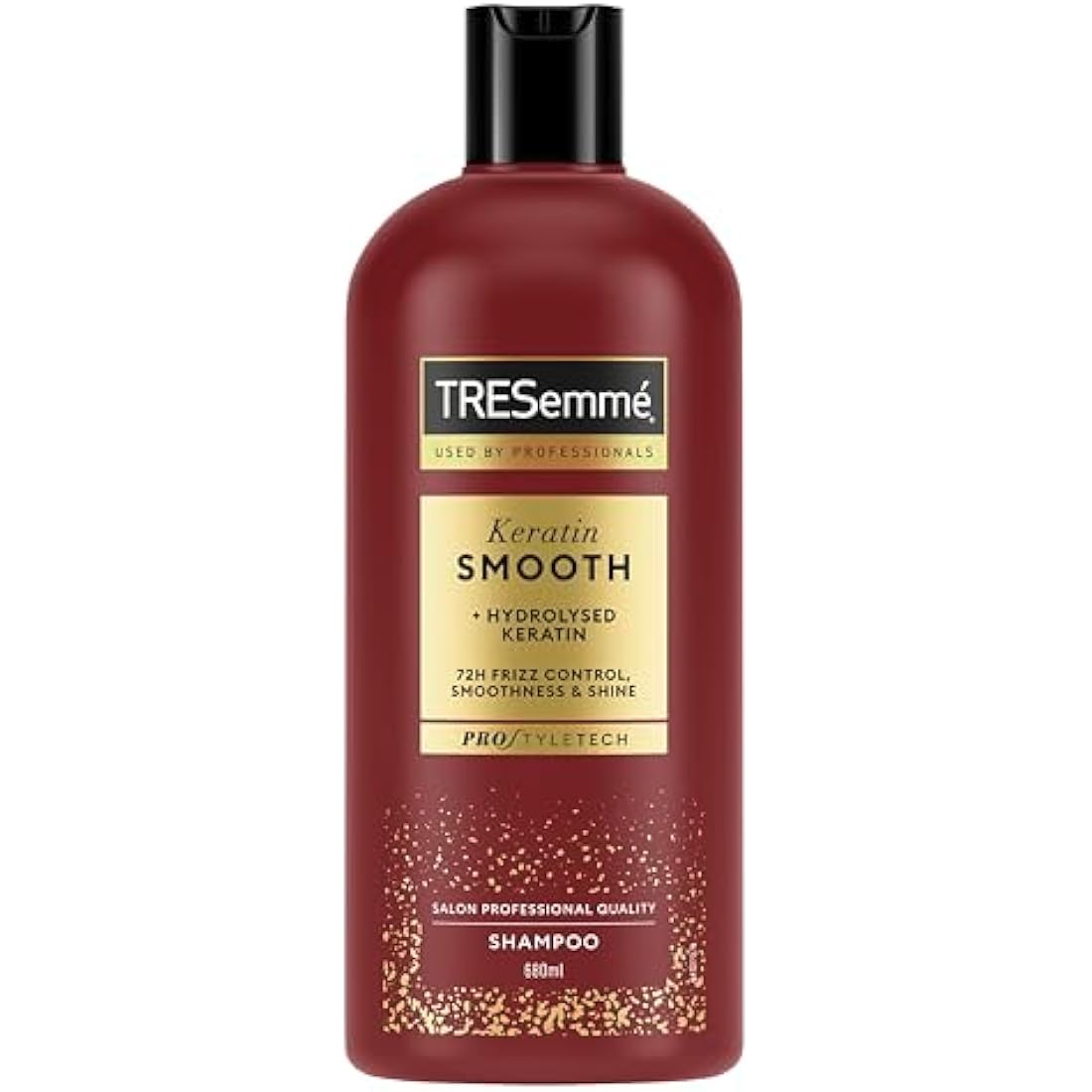 TRESemme Keratin Smooth Shampoo salon professional quality hair care for 72h frizz control, smoothness & shine 6x 680 ml