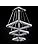 Modern Crystal Chandeliers LED Square Rings Pendant Lights Adjustable Height Ceiling Lamp for Dinning Room Bedroom Kitchen (Cool White,Silver)