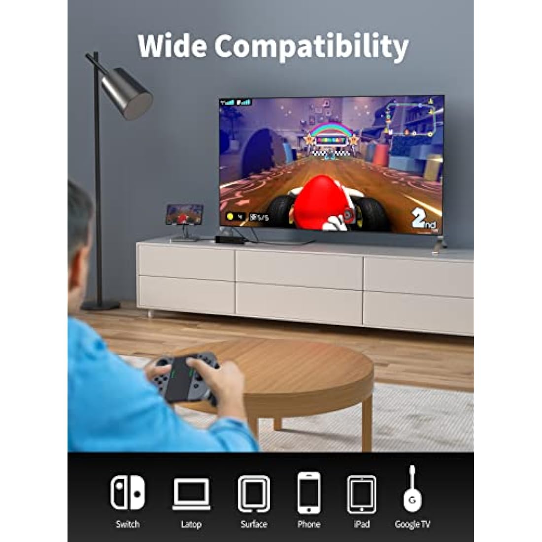 Upgrade Lemorele 13 in 1 Docking Station, 3*Display USB C Hub Adapter to 2 HDMI 4K,VGA,Gigabit Ethernet,2 USB 3.0& 2.0, USB C 3.0 Data,100W PD,3.5mm Audio for Lenovo,Surface,MacBook Laptop