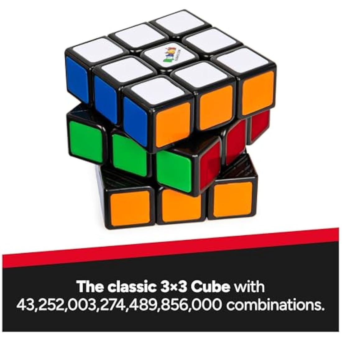 Rubik’s Cube, The Original 3x3 Colour-Matching Puzzle, Classic Problem-Solving Cube