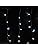 Icicle Christmas Fairy Lights Waterproof Outdoor/Indoor use. ICY Cool White 400 LED 10M Wide 80 Drops Plus a Massive 10M Lead Cable, 8 Modes, Low Safe Voltage White Cable