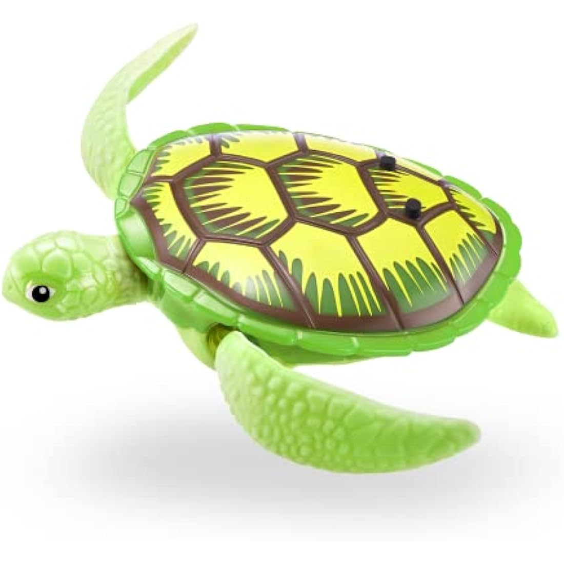Robo Turtle Robotic Swimming Turtle by ZURU, Swims, Battery Powered, bath Toy(2 Pack, Green & Pink)