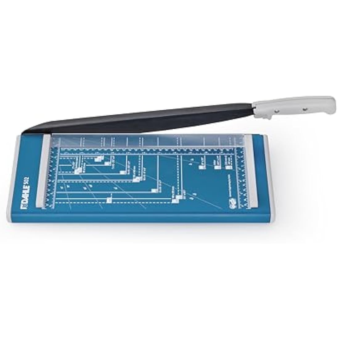 Dahle 502 Craft Creative A4 Self-Sharpening Stack Paper Guillotine Trimmer, Blue