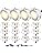 INDARUN Warm White Led Decking Lights Outdoor Waterproof IP67 Ø31MM 12V - Led Plinth Light Kits for Terrace/Patio/Path/Wall/Garden/Decoration, Lot of 16