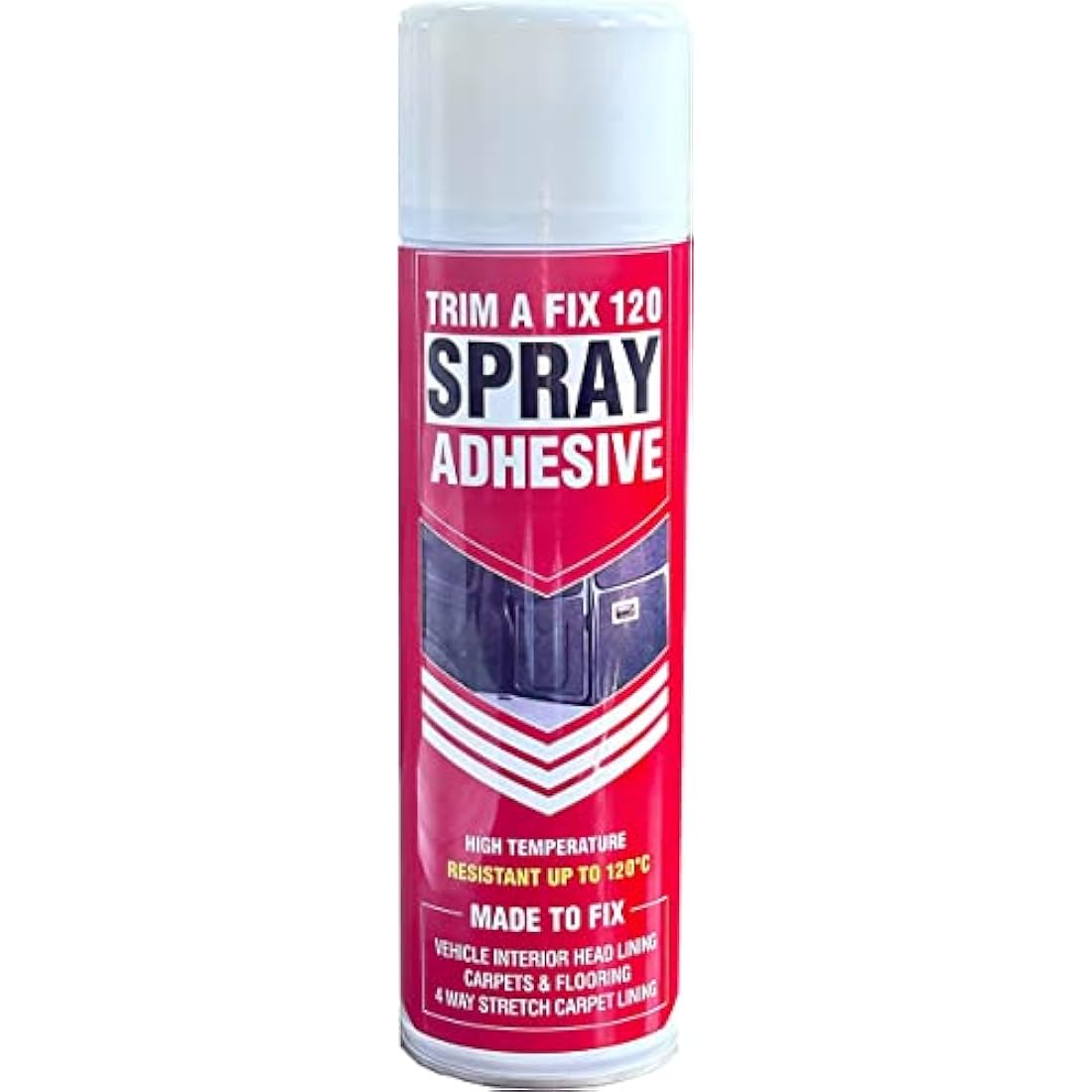 Shield-Auto-Care 4 Way Stretch Van Lining Carpet Conversion in Black Trim Bundle Kit-Includes High Temperature Trimfix Adhesive Glue (2 M + 2 Trim FIX)