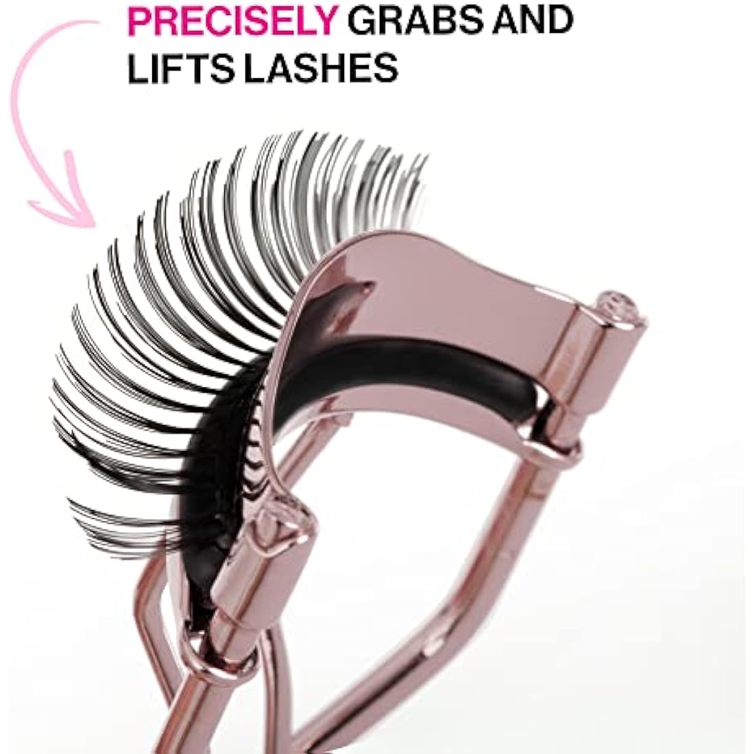 Wet n Wild High On Lash, Eyelash Curler for Long Lasting Lifted Lashes, Bouncy and Soft Silicone Pad for a Safe No-Pinching, No-Pulling Experience, Travel-friendly