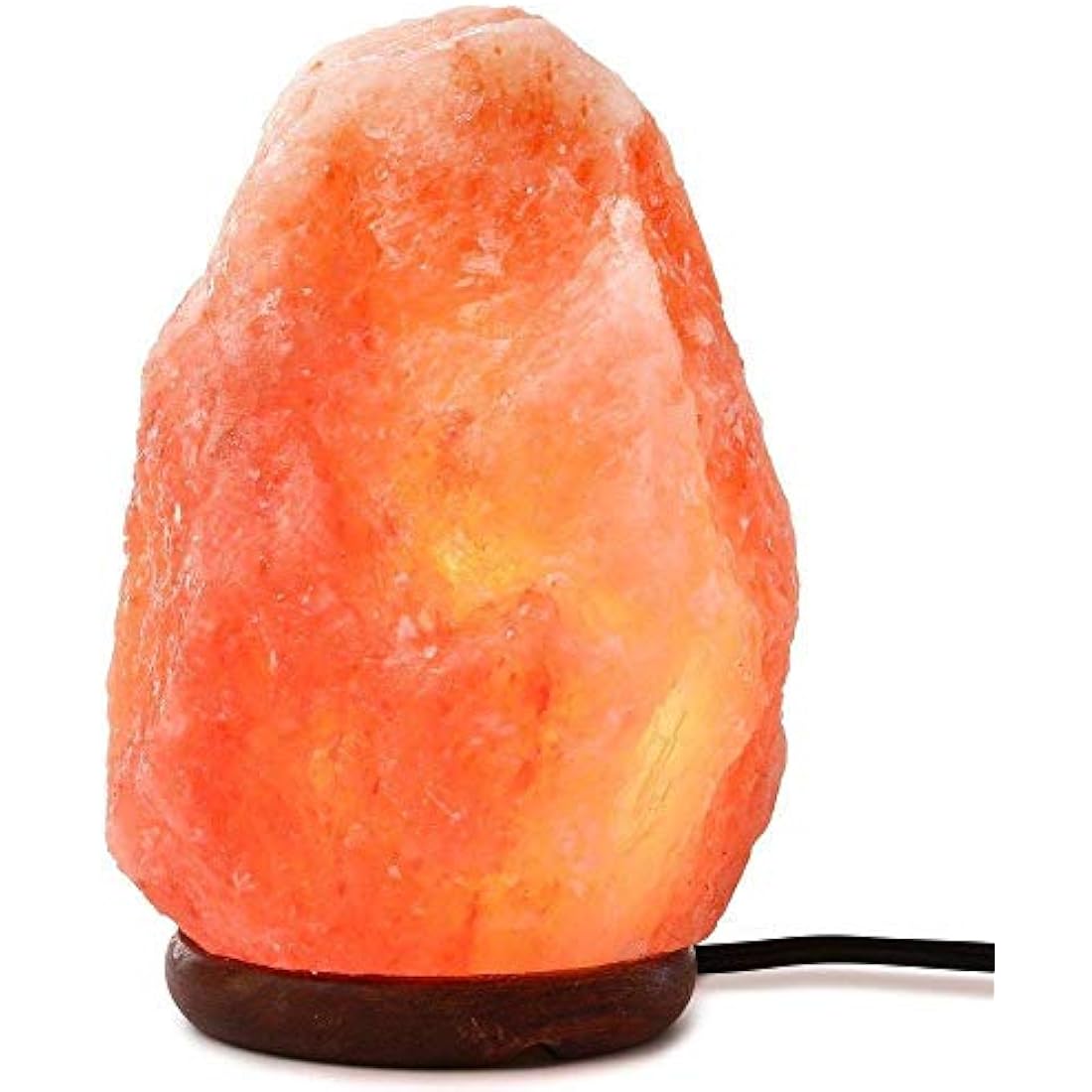 Needs&Gifts 2-3 KG Prime Quality 100% Original Himalayan Crystal Rock Salt Lamp Natural from Foothills of The Himalayas Beautifully Hand Craft Comes with Complete Electric Fitting Guaranteed
