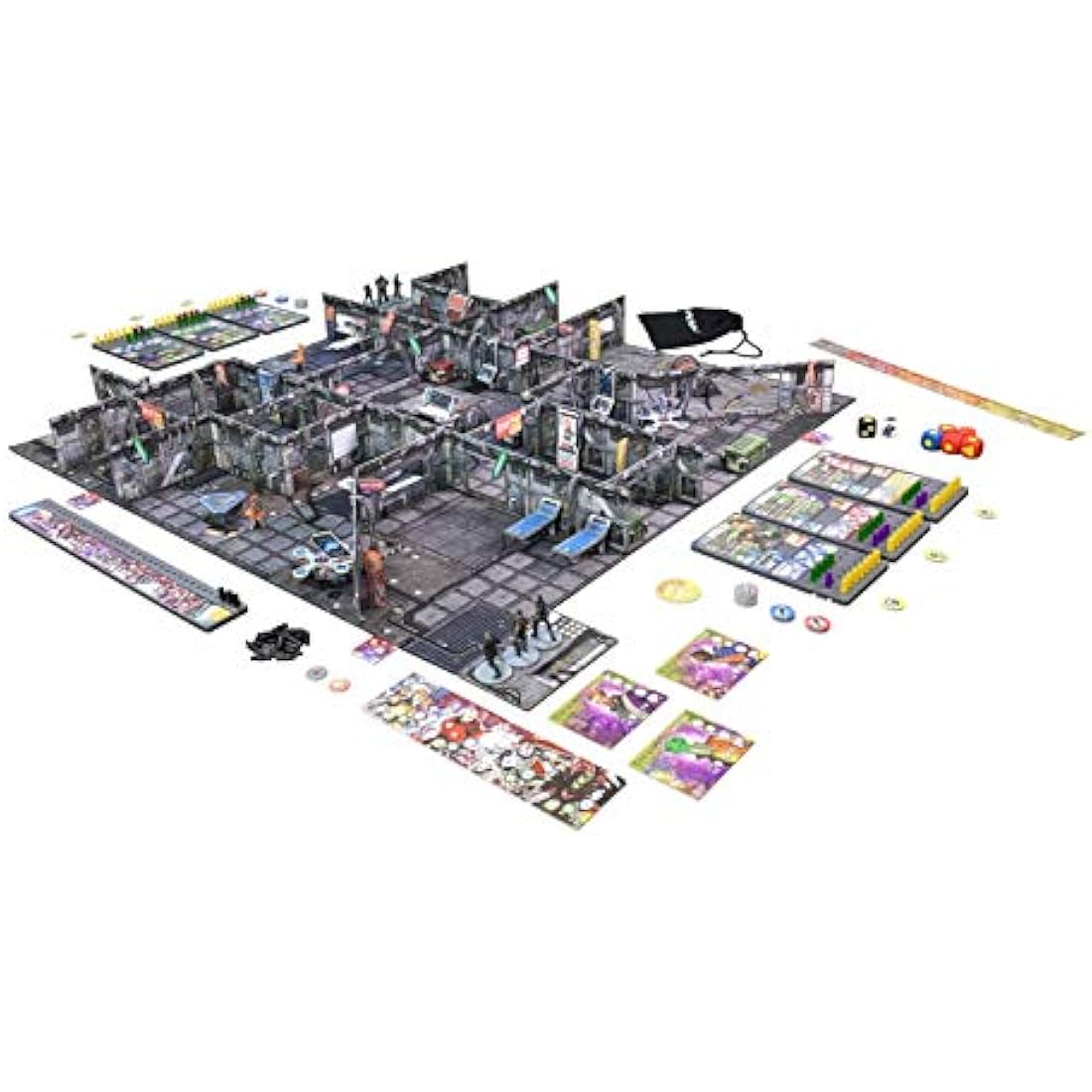 Battle Systems BSGCSC001 Core Space Starter Set - 20 x 28mm Miniatures - Board Game - Neoprene Gaming Mat - Modular 3D Terrain