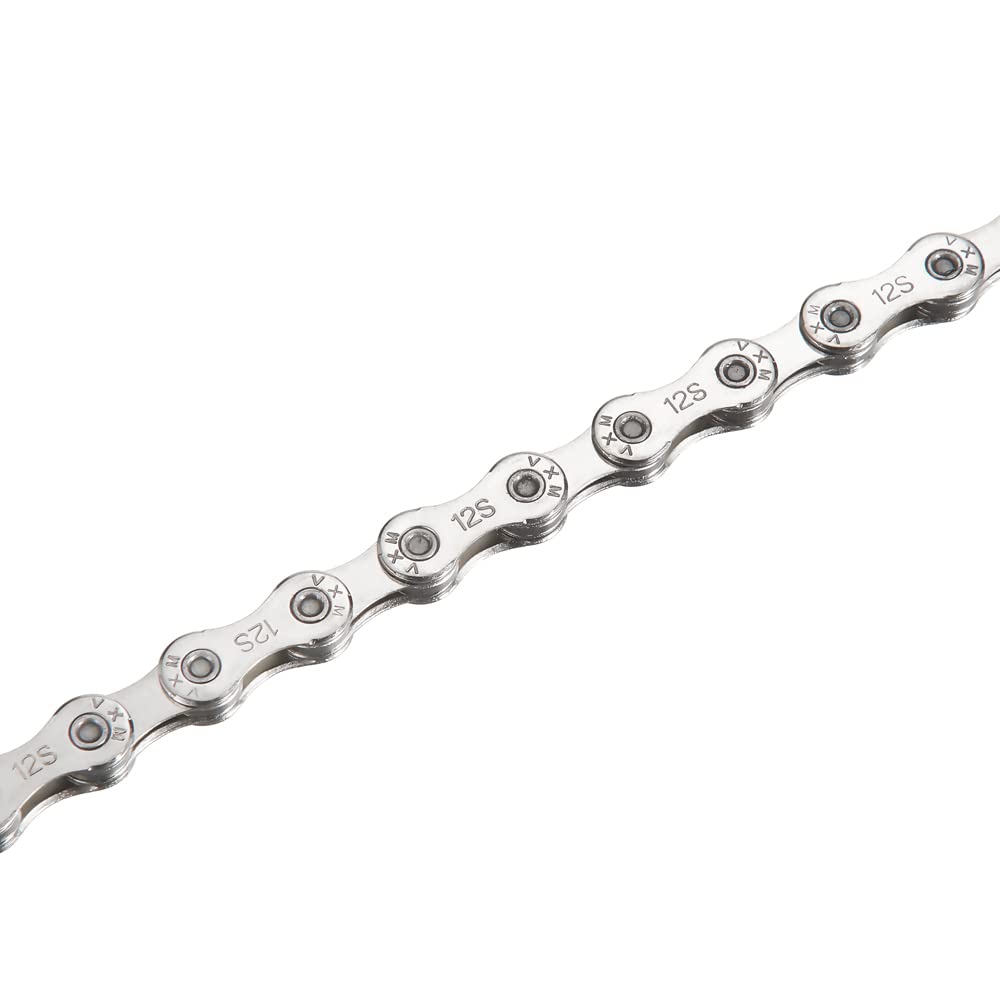 YBEKI Bike Chain 9/10/11/12 Speed Bicycle Chain 1/2 x 11/128 Inch 116 Links With 3 Links and Bike Link Plier (balck 12 Speed)