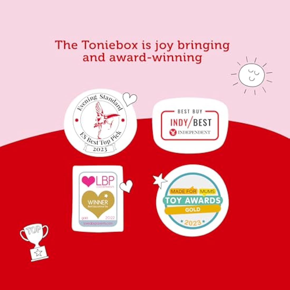 tonies Favourite Children's Songs for Bedtime Audio Character - Bedtime Songs and Lullabies, Audiobooks for Children