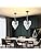 AHXIAOZN Luxury Chandelier Crystal Light, K9 Crystal Chandelier, Silver Ceiling Lights Living Room,Round Lampshades