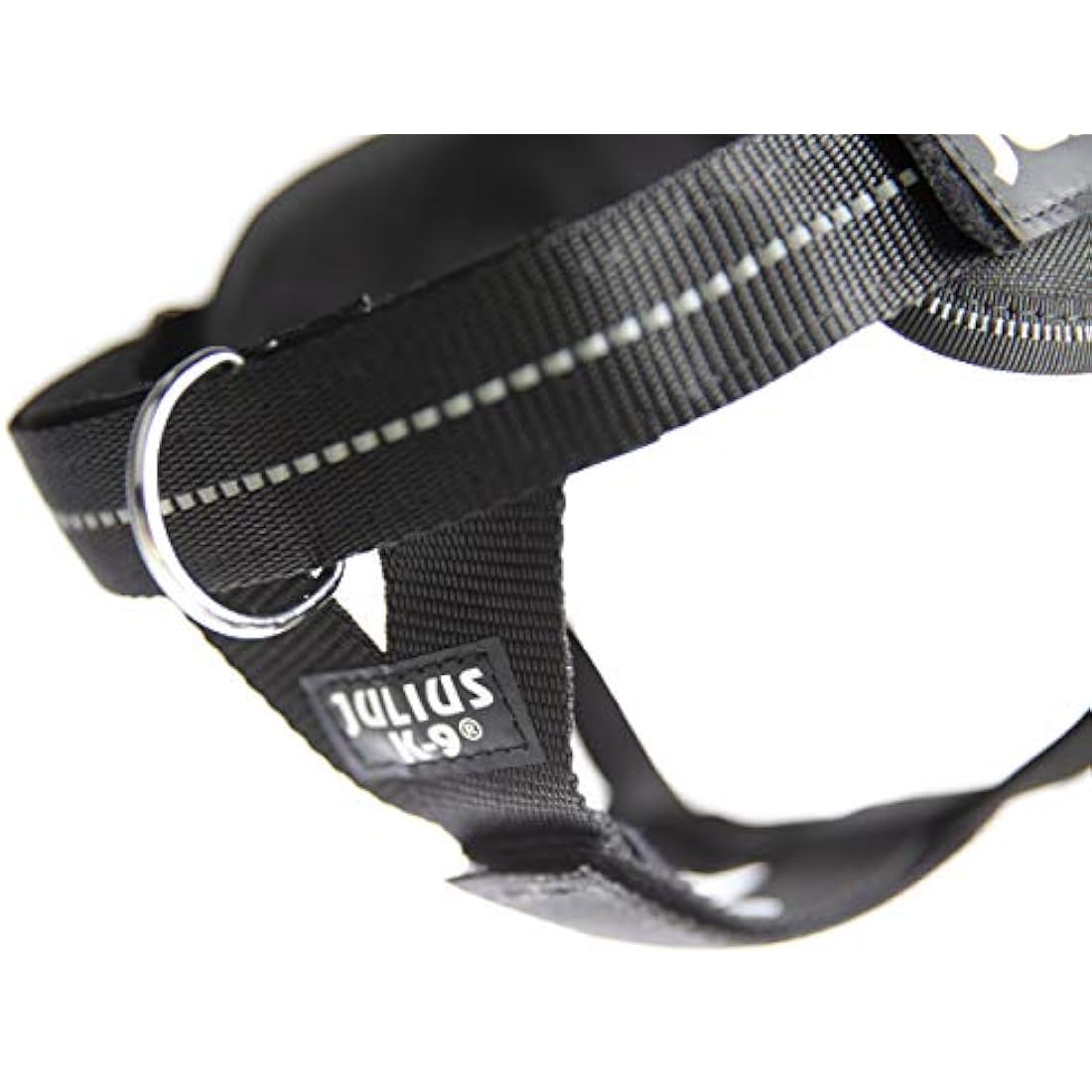 Julius-K9 IDC Powerharness, Dog Harness with Front Control Y-Belt, Black, Size: XS/Mini-Mini