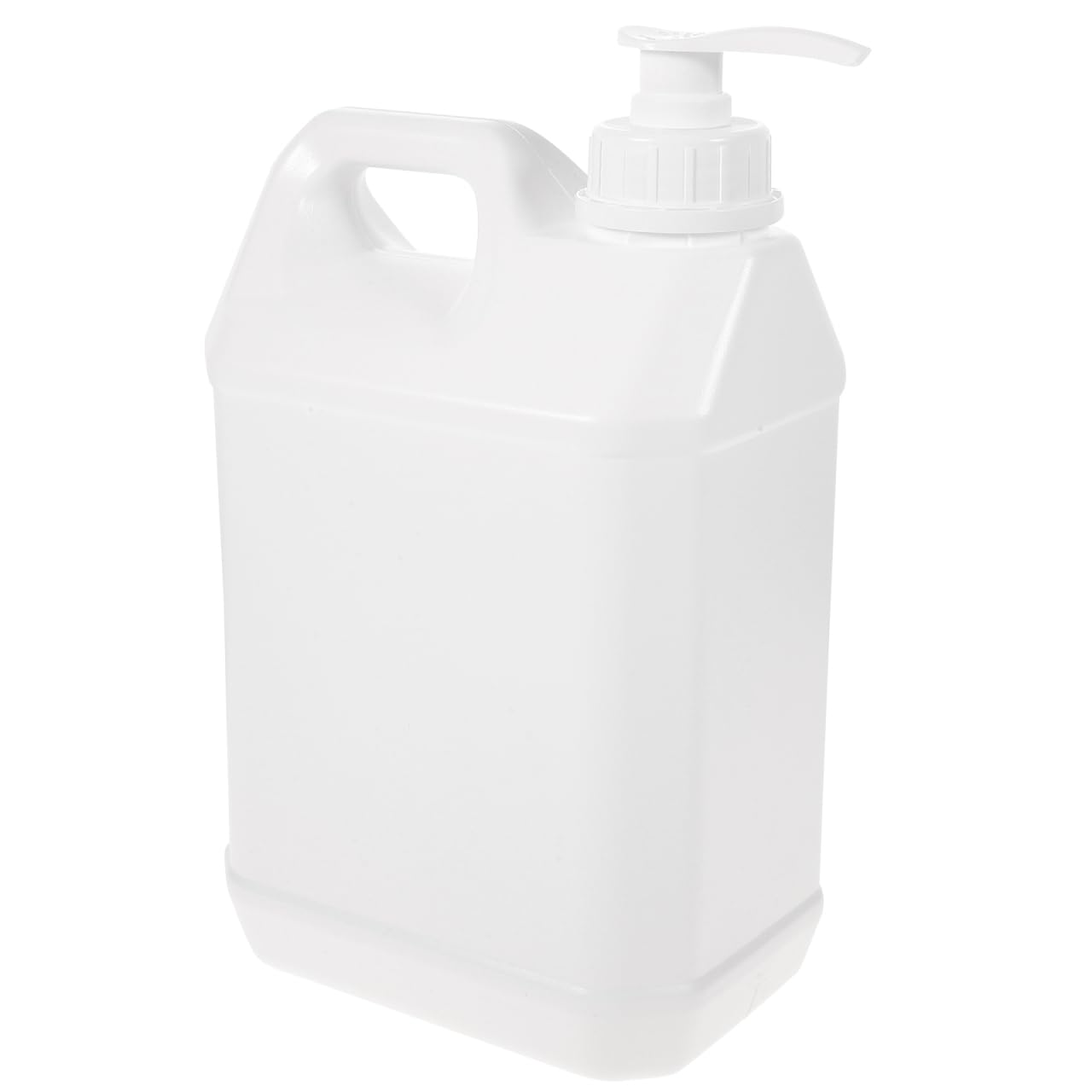 EXCEART 5L Pump Bottle Refillable Dispensing Container with Wide Opening and Anti-Leak Seal for Lotion Soap Sterilization Liquid Storage Easy Press