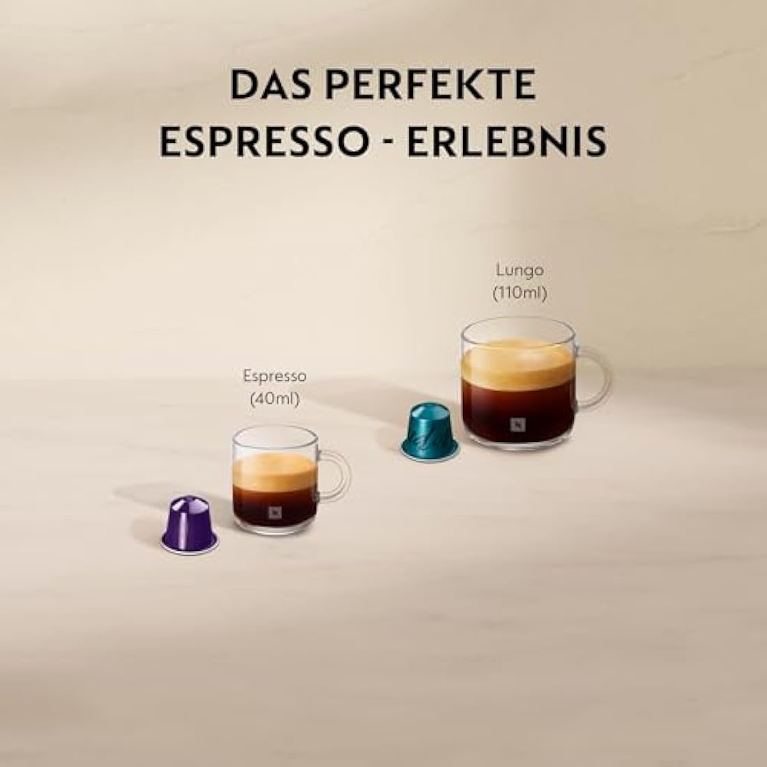DeLonghi EN 80 CW Inissia Nespresso Vanilla Cream
