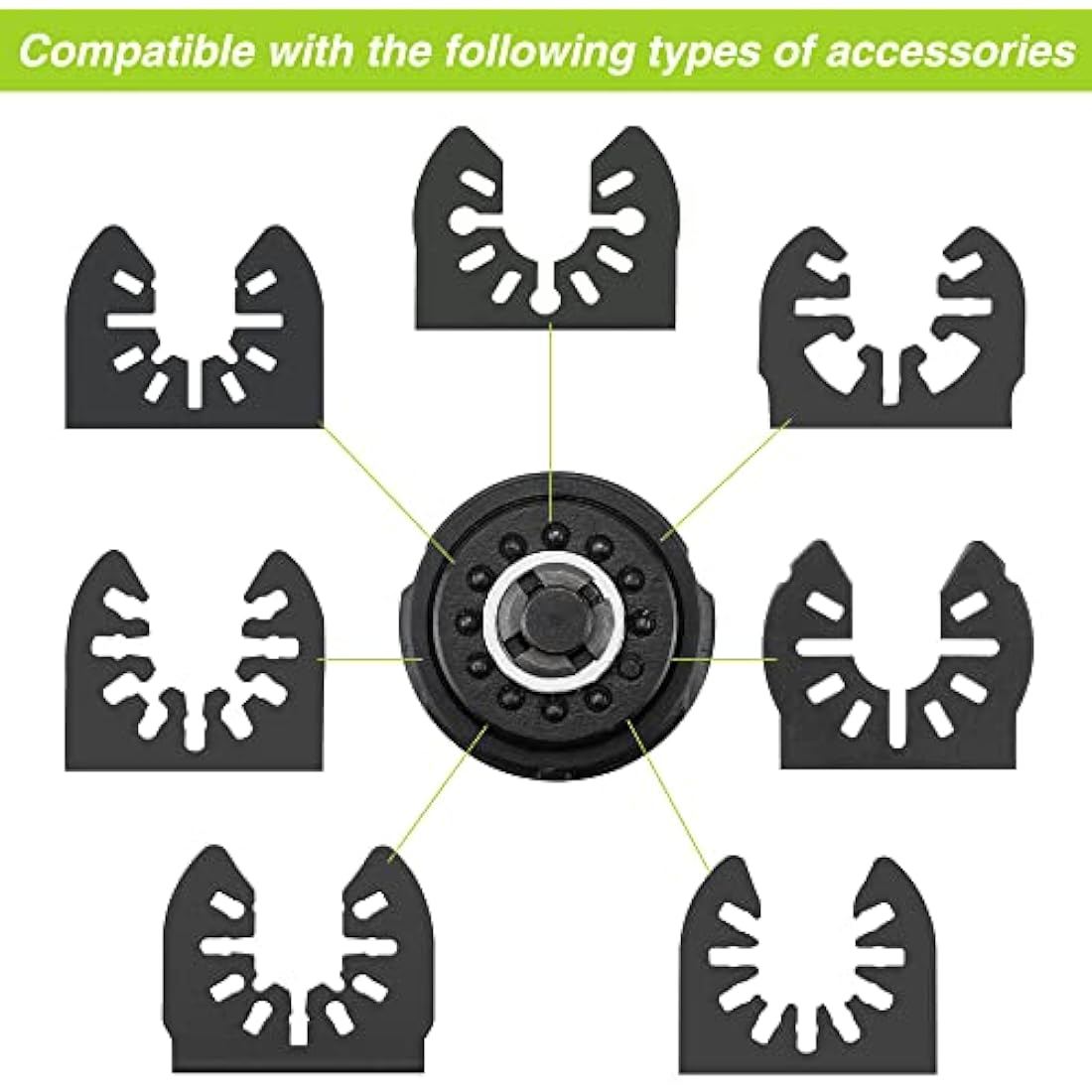 WORKPRO Oscillating Multi Tool 300W, 7 Variable Speeds, 3° Oscillation Angle, Quick Change Blade System, 17pc Accessories Kit Make it a Details Sander, Cutter, Scraper, Grinder