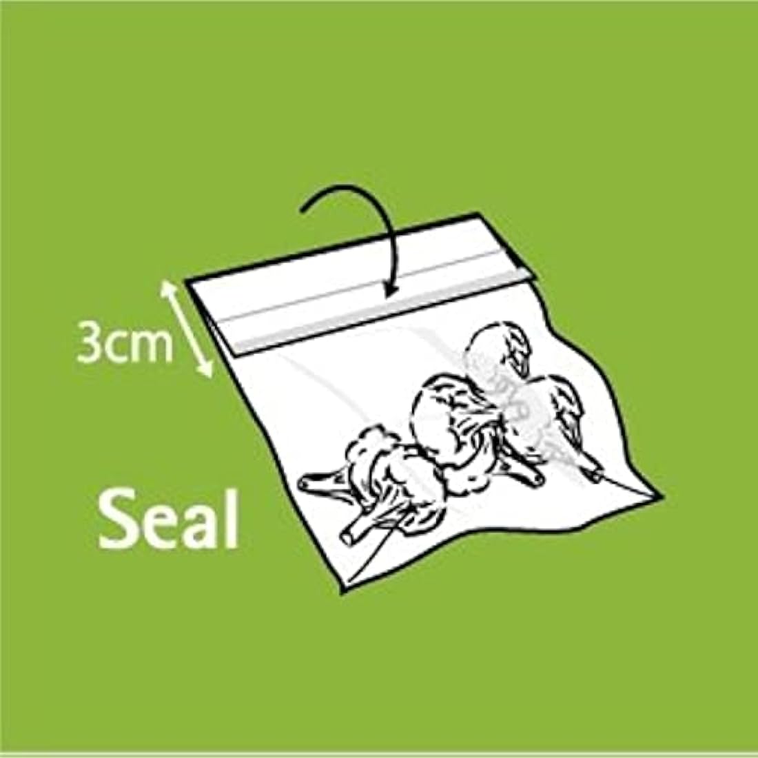quickasteam microwave cooking bags MEDIUM size 30 pack