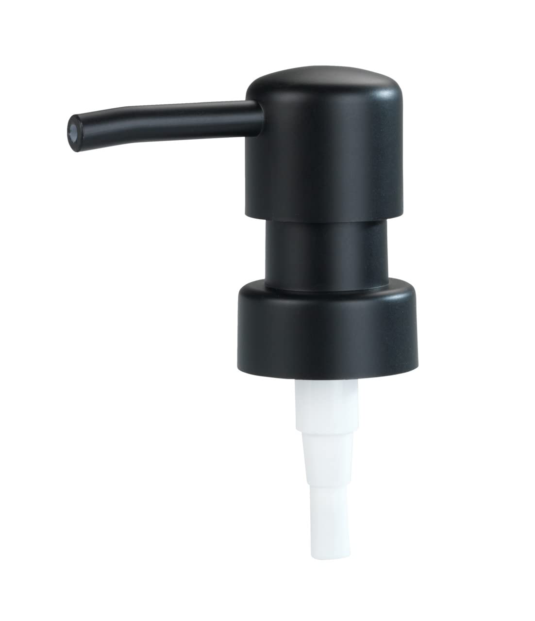 WENKO Peanut Beige Liquid Soap Dispenser Capacity 0.24 L, ABS plastic, Black, 3.4 x 6.7 x 18 cm