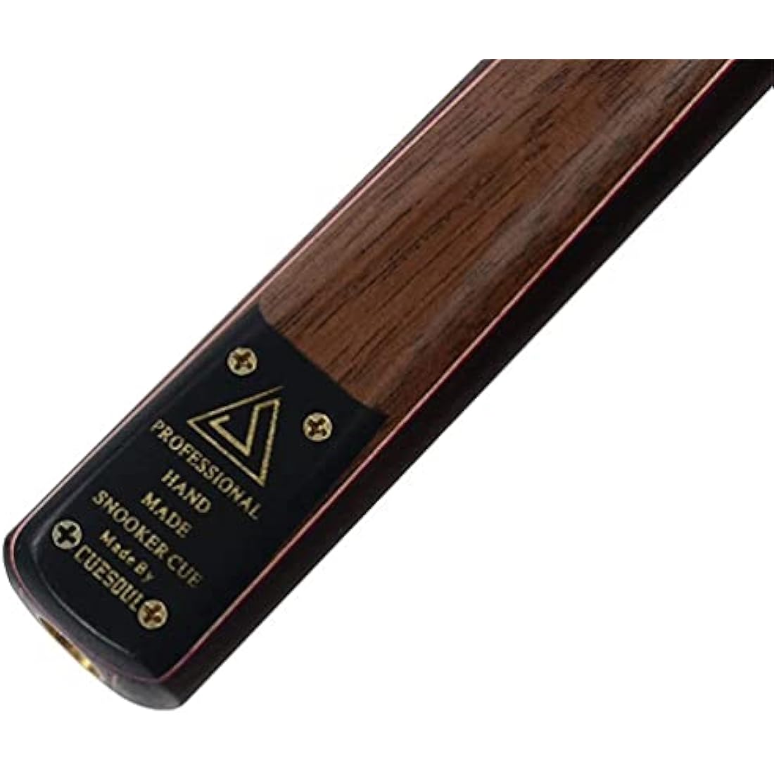 CUESOUL Classic Handmade 57 inches 18oz Rosewood 3/4 Jointed Snooker Billiard Pool Cue with Case, rosewood Butts and leathertte Protective Cue Case-9.5mm Tip Snooker Cue Set