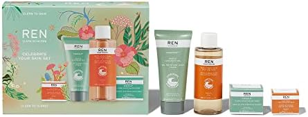 REN Clean Skincare Limited Edition 2022 Set | Skincare Routine Value Set | for Women for Birthdays, Mother's Day, Valentine's, Christmas & more | Cruelty Free